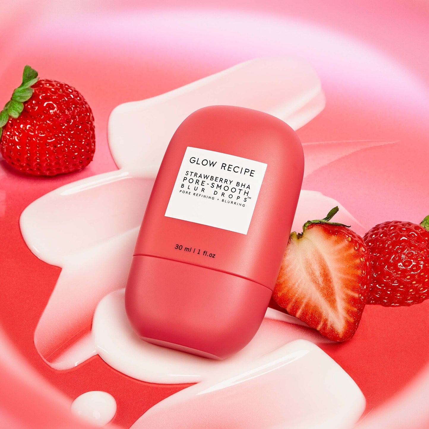 Strawberry BHA Pore-Smooth Blur Drops - Pore-tightening serum