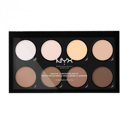 NYX Professional Makeup Highlight & Contour Pro Palette Veido kontūravimo paletė